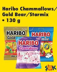 HARİBO CHAMMALLOWS/GOLD BEAR/STARMİX 130 G
